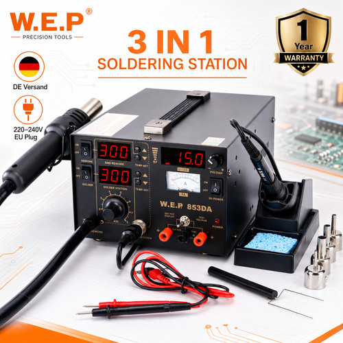 Wep 3in1 digitale - 3in1, lötstation