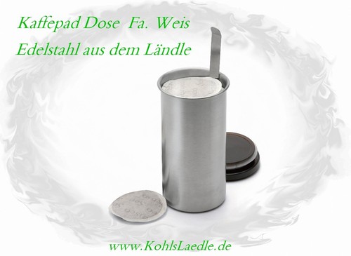 Kaffeepad dose weis - -, fa.