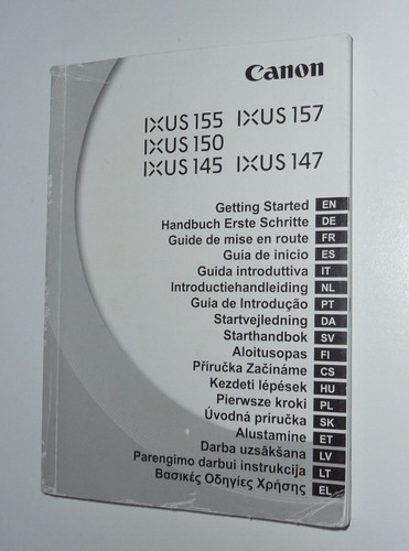 Handbuch canon ixus - 155, -157