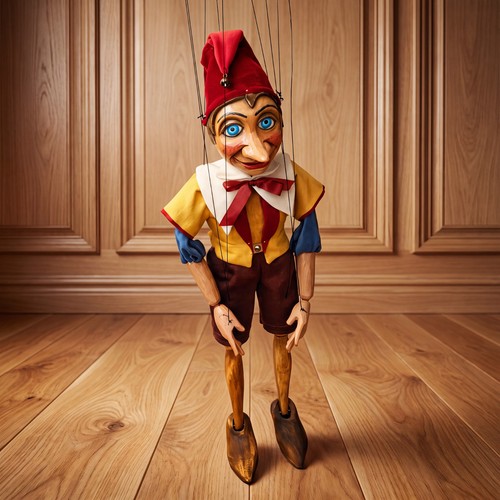 Czech folk art marionette - czech,