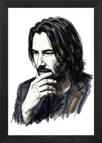 Keanu reeves portrait - keanu,