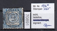 AD Baden 1862, Mich. No.: 19 B