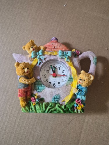 Teddybär teekanne hausuhr - teddybär,