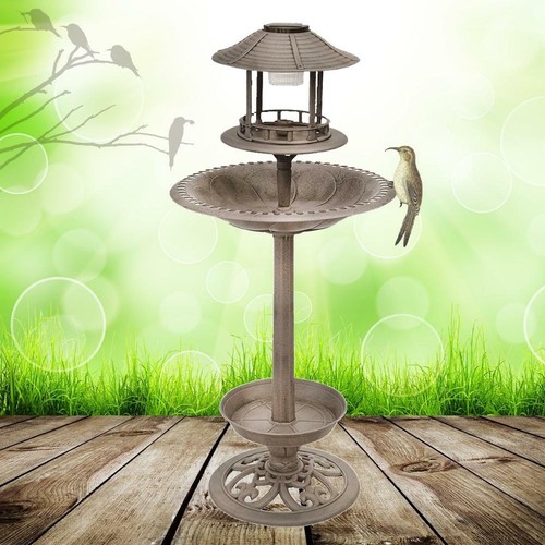 Vogeltränke mit led - mit,