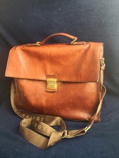 THE BRIDGE Story Uomo Briefcase Aktentasche Tasche Marrone, Leder, Design, TOP