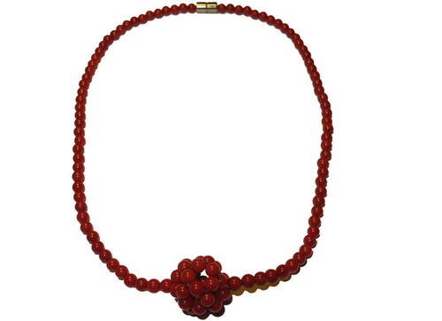 Koralle kette mit - kette,