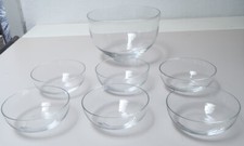 Rosenthal Studio-Linie Glas-Schüssel + 6 Kompott-Schalen