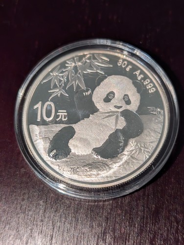 Silbermünze china panda - 1,