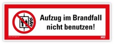 Aufkleber Brandschutzzeichen