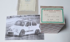 Barnini Automodelli N50 Fiat Abarth 1000 TC 6R5 1958 1:43 Resin-Bausatz