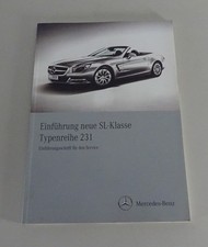 Werkstatthandbuch Mercedes Benz SL 350 500 63 AMG Typ R231 Stand 12/2011