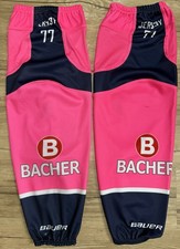 org. JER53Y Eishockey Stutzen - Ingolstadt Frauen - Gameworn - Pinktober