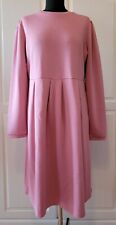 Linea Tesini Damen Sweat Stretch Kleid 40 rosa Neu ohne Etikett