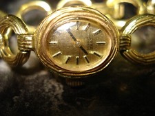 Emka Geneve   Vintage Handaufzug  Armbanduhr funktioniert!