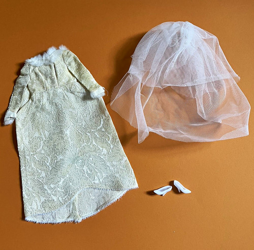 Barbie vintage brautkleid - vintage, 70