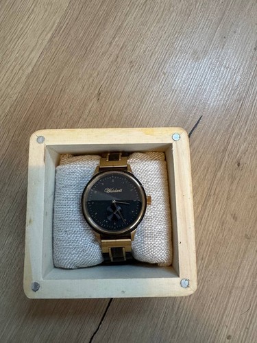 Holzkern uhr marco zebrano - uhr, &