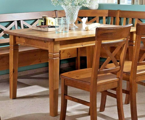 Massivholz esstisch 140x90cm - massivholz,