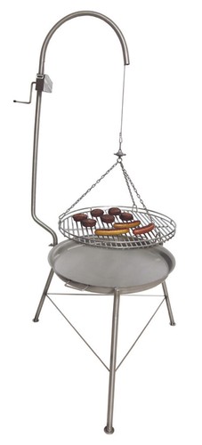 Edelstahl schwenkgrill - edelstahl,