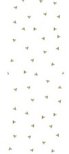 Vinyltapete Fototapete Wallprint Dreiecke gold selbstklebend 90 x 250 cm Tapete