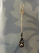 Kleine Gabel Hildesheimer Rose in Silber (angelaufen)