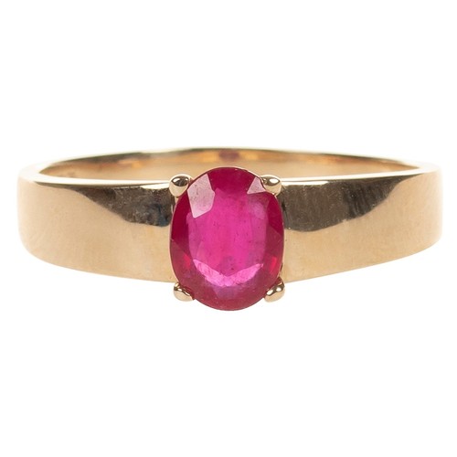 Damen ring gold - 375, mit