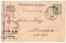 Bodenmais Karte 1891 n