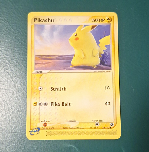 Pokémon pikachu 100 ex - pokémon,