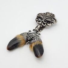 Silber Rockstecker mit Rehhuf