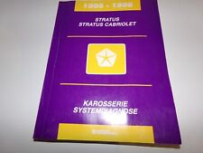 Reparaturanleitung Werkstatthandbuch Chrysler Stratus Cabriolet Karosserie 1995