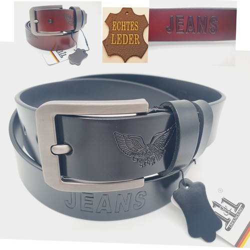 Herren gürtel echt leder - 4,