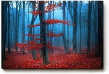 Sinus Art Wandbild Roter Baum