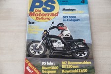 4) PS Sport Motorrad 04/1977 - Harley-Davidson XLCR 10 - Teil II - NSU SS 500 -