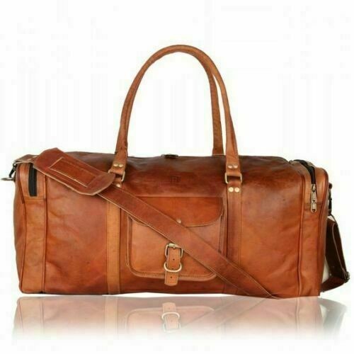 Vintage echtleder reisetasche - vintage,