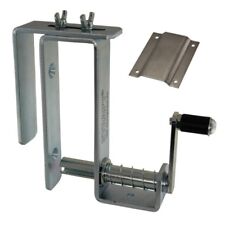 STRAPY® DER Spanngurtaufroller mit Bordwandhalter + V2A-Halteplatte f. Zurrgurte