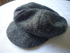 DAMEN-MÜTZE John White & Son, London  Donegal Tweed  Größe 60  Gebraucht Gut