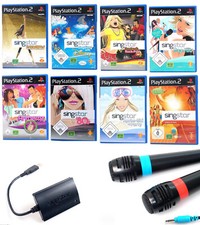 PLAYSTATION 2 - SINGSTAR SPIELE AUSWAHL - LEGENDS / MALLORCA / DISNEY / 80´s