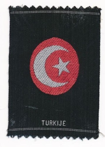 Wappen von türkei - von, seidenbild