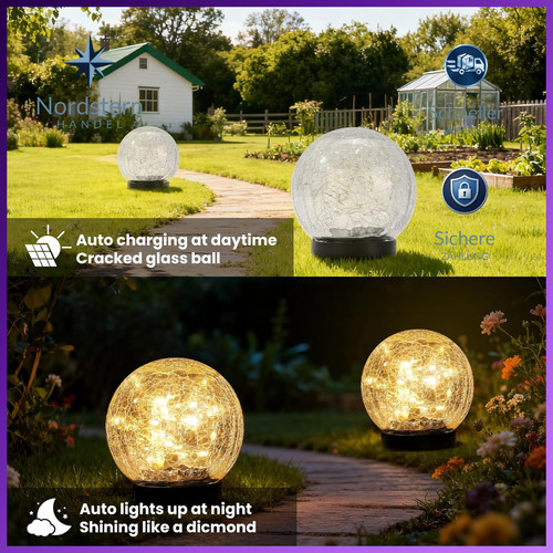 Solarlampen stücke kugel - solarlampen,
