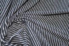 Jersey 3,80€/m² Nickiplüsch Baumwolle, Elasthan gestreift Meterware LC30