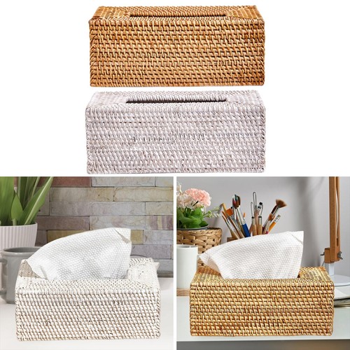 Rattan-Taschentuchbox
