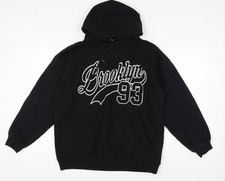 BoohooMAN Hoodie schwarz für