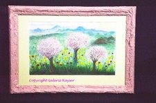 Bilderrahmen in Altrosa