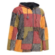 Patchwork Jacke Baja Hoodie