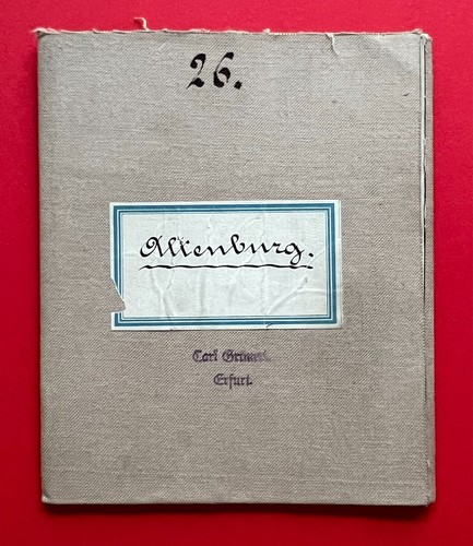 Landkarte von altenburg - altenburg, in