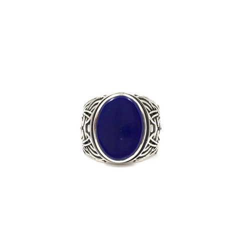 925 silber ring lapislazuli - silber,