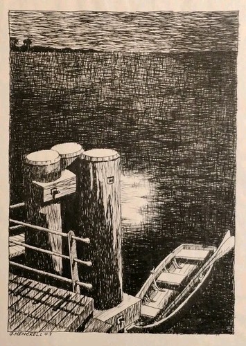 Tuschezeichnung - , titel)