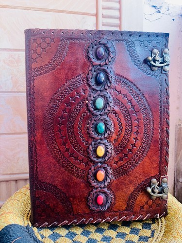 Raffiniertes leder ringbuch - leder,