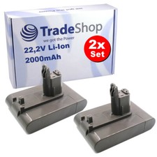 2x 22.2V 2000mAh Li-Ion Akku
