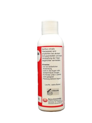 Spiritus crinalis haarwasser - spiritus,