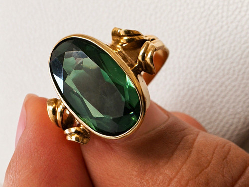 Vintage ring 333 gold mit - 333,